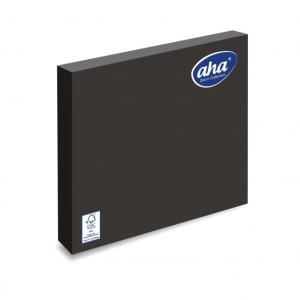 Serwetki aha czarne 315 a'20 33cm karton 