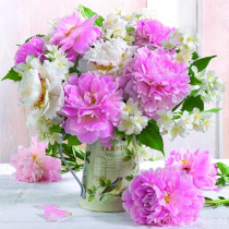 Serwetki aha kwiaty  KW 110 a'20 33cm karton