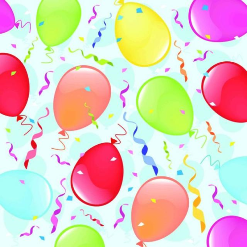 Serwetki aha 33x33cm z nadrukiem ED 37 Party Balony