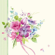 Serwetki aha kwiaty KW 54 a'20 33cm