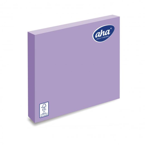 Serwetka aha 33x33cm jednobarwna o kolorze wrzos