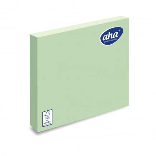 Serwetka aha 33x33cm jednobarwna o kolorze seledyn