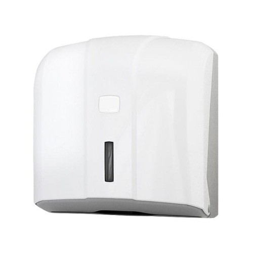 Dozownik do ręczników ZZ, biały, wykonany z wysokiej jakości tworzywa ABS