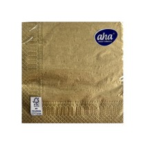 Serwetki aha złote a'20 33cm karton