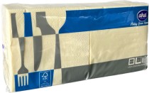 Serwetki szampan 24x24cm 2warstwy a'200