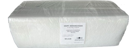 Mopy jednorazowe 44cm a'50 do dezynfekcji posadzek.