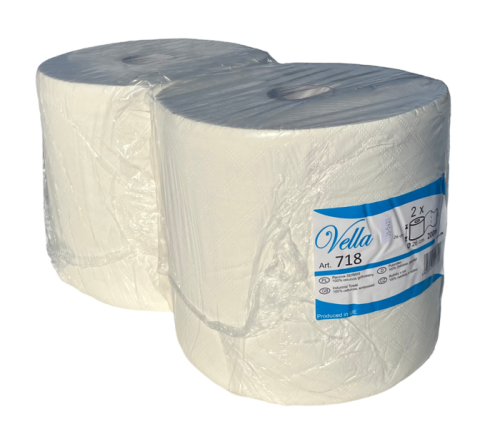 Czyściwo 2 warstwowe celulozowe 2x18,5g jego długość to 200 metrów